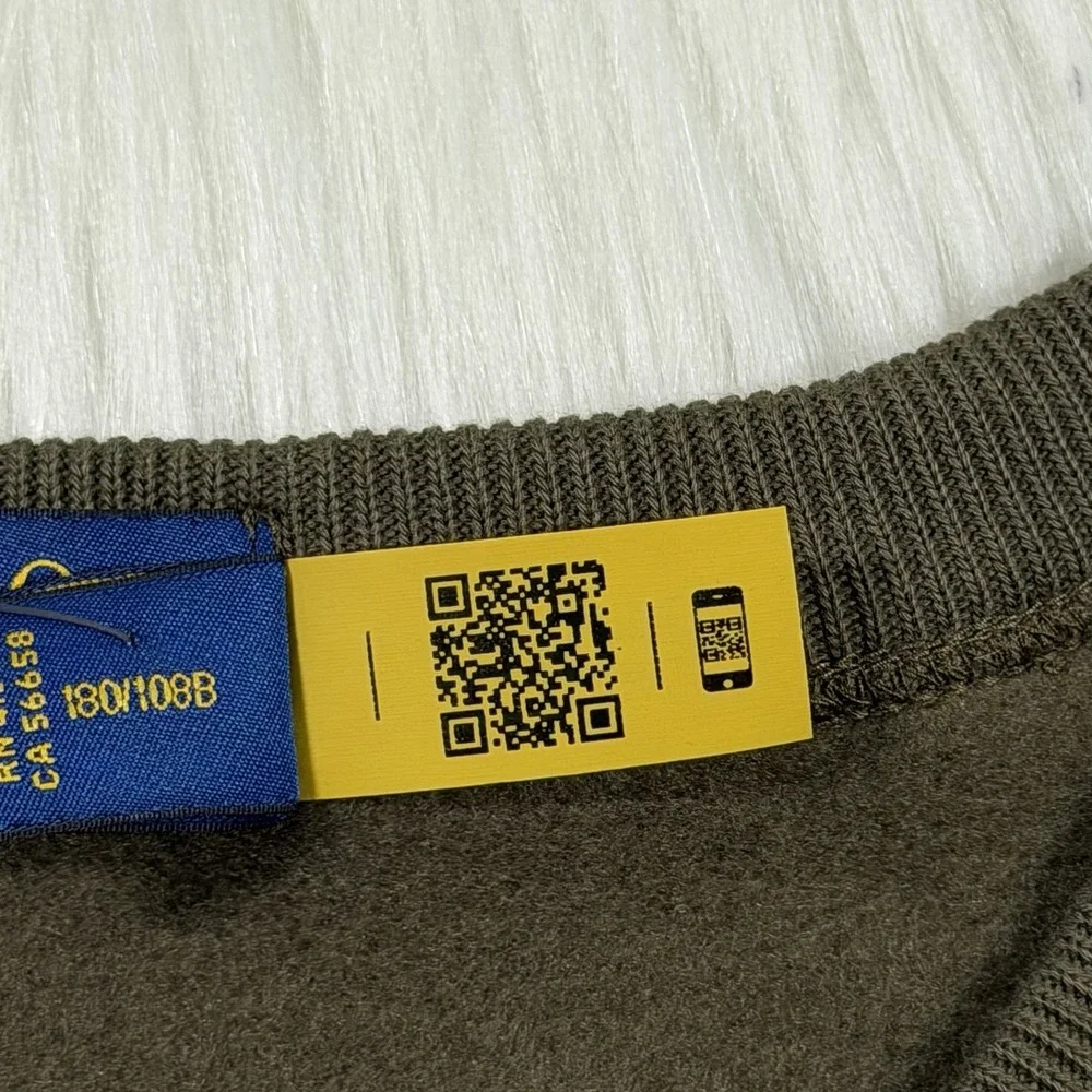 Polo Ralph Lauren Men's Size 2XB Green Logo Fleece Sweatshirt